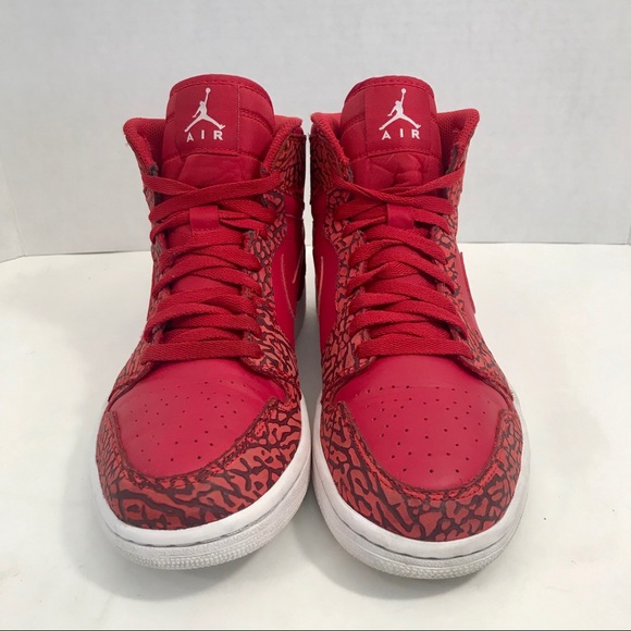jordan 1 retro red elephant print